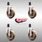 Service Caster 5 Inch 316SS High Temp Glass Filled Nylon 1-5/8 Inch Expanding Stem Caster Set SCC-SS316EX20S514-GFNSHT-158-4 - alternate 4
